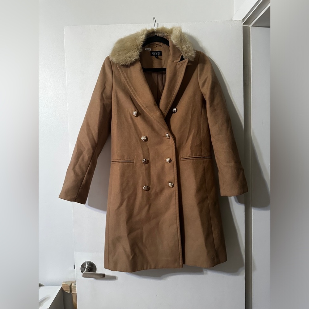 Double Breasted Topshop Coat